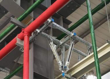 汤原该抗震支架的整体式支吊架结构协调性好
